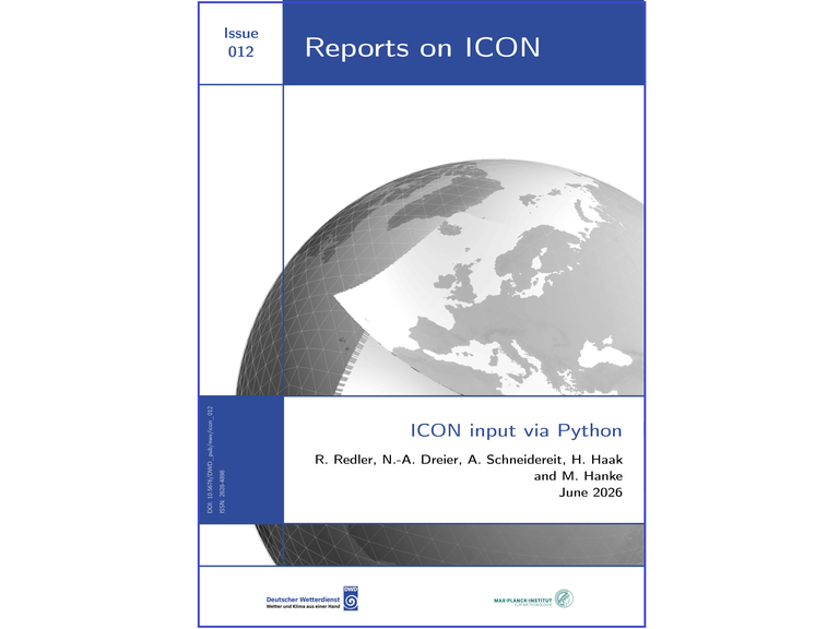 New Report: Redler et al. (2026) - ICON input via Python